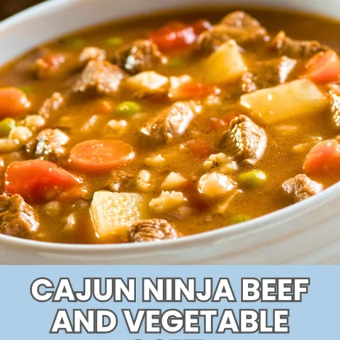Cajun Ninja Beef and Vegetable Soup